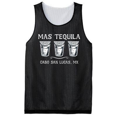 Mas Tequila Cabo San Lucas Mx Funny Travel Mesh Reversible Basketball Jersey Tank