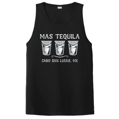 Mas Tequila Cabo San Lucas Mx Funny Travel PosiCharge Competitor Tank