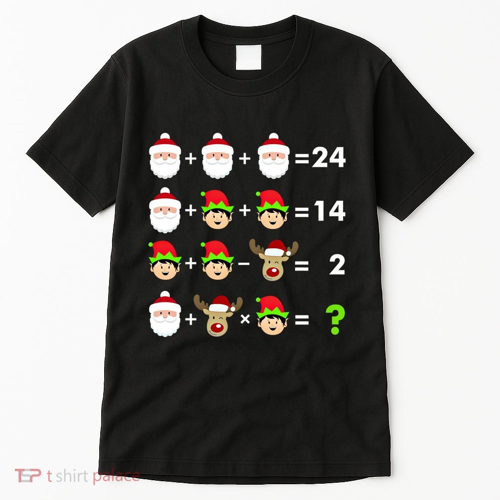 Math Teacher Christmas Gift Order Of Operations Quiz Funny Gift Tall T-Shirt