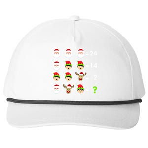 Math Teacher Christmas Gift Order Of Operations Quiz Funny Gift Snapback Five-Panel Rope Hat