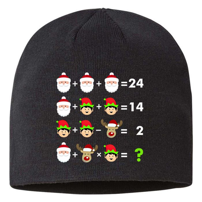 Math Teacher Christmas Gift Order Of Operations Quiz Funny Gift Sustainable Beanie