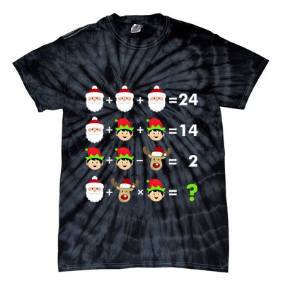 Math Teacher Christmas Gift Order Of Operations Quiz Funny Gift Tie-Dye T-Shirt