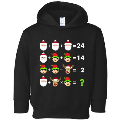 Math Teacher Christmas Gift Order Of Operations Quiz Funny Gift Toddler Hoodie