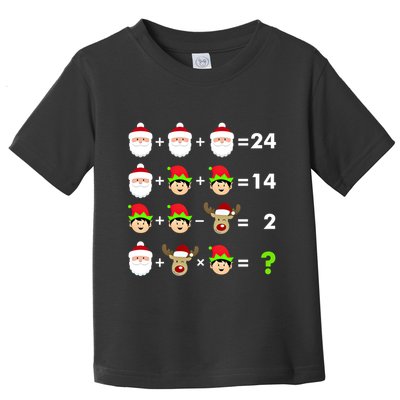 Math Teacher Christmas Gift Order Of Operations Quiz Funny Gift Toddler T-Shirt