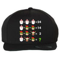 Math Teacher Christmas Gift Order Of Operations Quiz Funny Gift Wool Snapback Cap