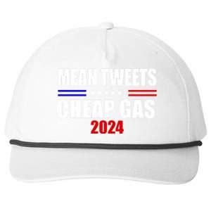 Mean Tweets Cheap Gas 2024 Election Snapback Five-Panel Rope Hat