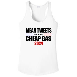 Mean Tweets Cheap Gas 2024 Election Ladies PosiCharge Competitor Racerback Tank