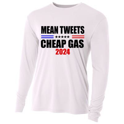 Mean Tweets Cheap Gas 2024 Election Cooling Performance Long Sleeve Crew