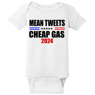 Mean Tweets Cheap Gas 2024 Election Baby Bodysuit