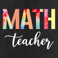 Math Teacher Cute Tie Dye Funny First Day Back To School Great Gift 7 Panel Mesh Trucker Snapback Hat
