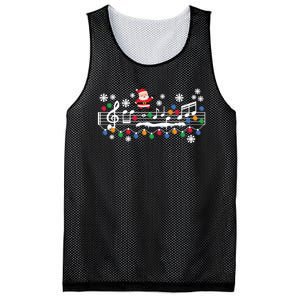 Music Teacher Christmas Santa Music Teaching Xmas Party Long Sleeve Mesh Reversible Basketball Jersey Tank