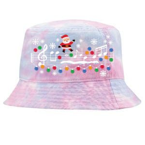 Music Teacher Christmas Santa Music Teaching Xmas Party Long Sleeve Tie-Dyed Bucket Hat