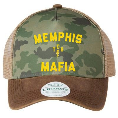 Memphis Tennessee Classic Rock Music The 70s Retro TCB Legacy Tie Dye Trucker Hat