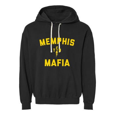 Memphis Tennessee Classic Rock Music The 70s Retro TCB Garment-Dyed Fleece Hoodie