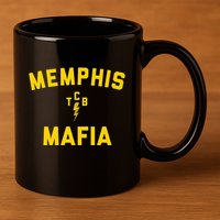 Memphis Tennessee Classic Rock Music The 70s Retro TCB 11oz C Handle Ceramic Mug