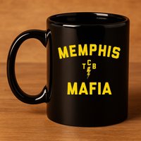 Memphis Tennessee Classic Rock Music The 70s Retro TCB 11oz C Handle Ceramic Mug