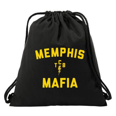 Memphis Tennessee Classic Rock Music The 70s Retro TCB Drawstring Bag