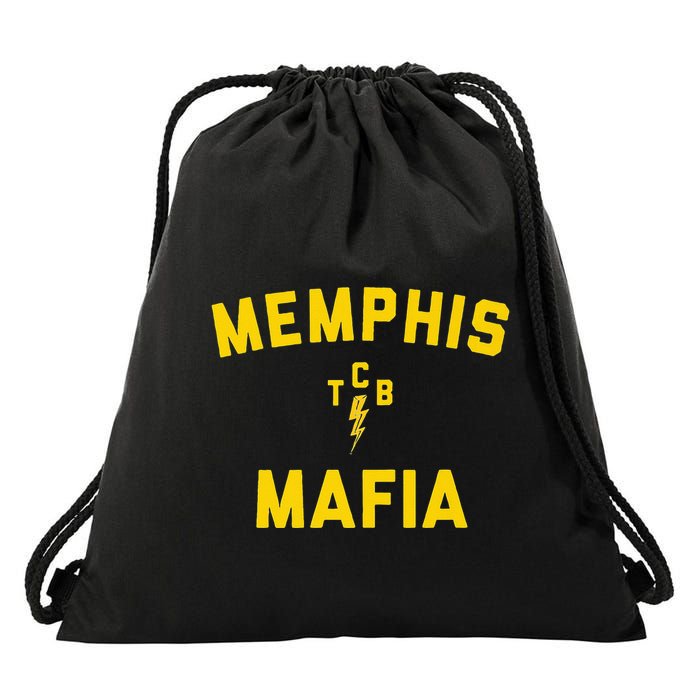 Memphis Tennessee Classic Rock Music The 70s Retro TCB Drawstring Bag