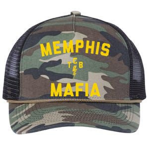 Memphis Tennessee Classic Rock Music The 70s Retro TCB Retro Rope Trucker Hat Cap