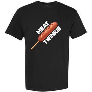 Meat Twinkie Corn Dog For Lovers Dogs Foodie Sausage Garment-Dyed Heavyweight T-Shirt