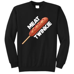 Meat Twinkie Corn Dog For Lovers Dogs Foodie Sausage Sweatshirt