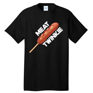 Meat Twinkie Corn Dog For Lovers Dogs Foodie Sausage Tall T-Shirt