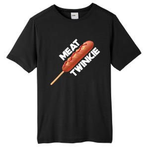 Meat Twinkie Corn Dog For Lovers Dogs Foodie Sausage Tall Fusion ChromaSoft Performance T-Shirt