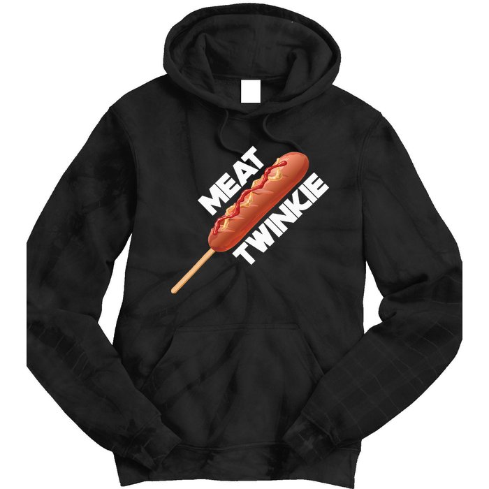 Meat Twinkie Corn Dog For Lovers Dogs Foodie Sausage Tie Dye Hoodie