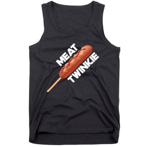 Meat Twinkie Corn Dog For Lovers Dogs Foodie Sausage Tank Top