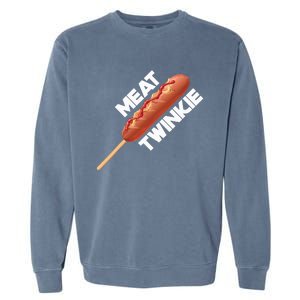 Meat Twinkie Corn Dog For Lovers Dogs Foodie Sausage Garment-Dyed Sweatshirt