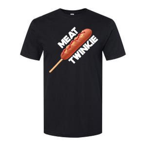 Meat Twinkie Corn Dog For Lovers Dogs Foodie Sausage Softstyle CVC T-Shirt