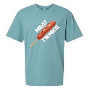 Meat Twinkie Corn Dog For Lovers Dogs Foodie Sausage Sueded Cloud Jersey T-Shirt