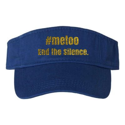 Me Too Cute Gift Sexual Harasst Assault Awareness #Metoo Gift Valucap Bio-Washed Visor