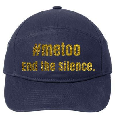 Me Too Cute Gift Sexual Harasst Assault Awareness #Metoo Gift 7-Panel Snapback Hat