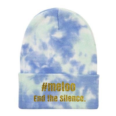 Me Too Cute Gift Sexual Harasst Assault Awareness #Metoo Gift Tie Dye 12in Knit Beanie