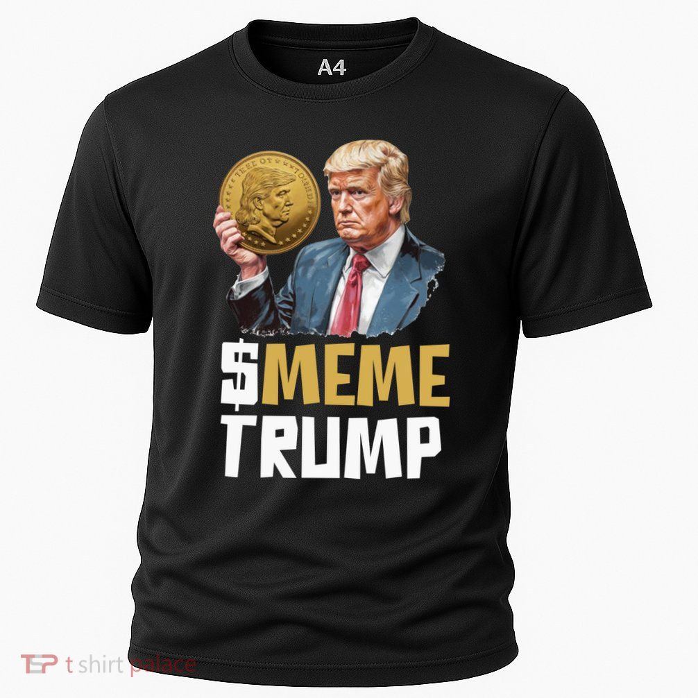 Meme Trump Coin Crypto Currency $Trump Cooling Performance Crew T-Shirt