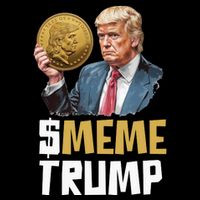 Meme Trump Coin Crypto Currency $Trump 7-Panel Snapback Hat