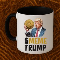 Meme Trump Coin Crypto Currency $Trump Mug