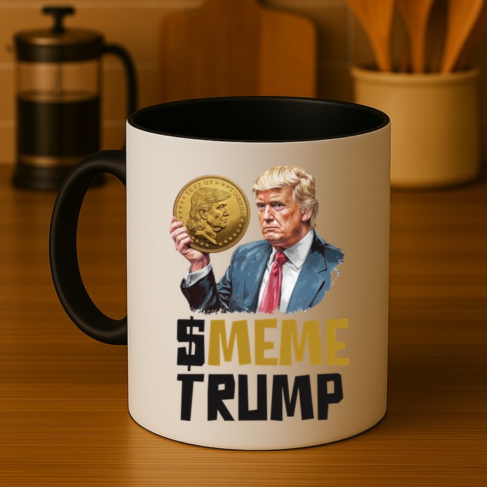Meme Trump Coin Crypto Currency $Trump Mug