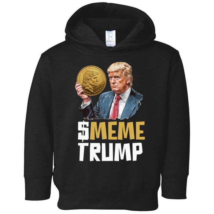 Meme Trump Coin Crypto Currency $Trump Toddler Hoodie