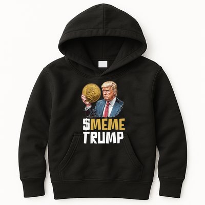 Meme Trump Coin Crypto Currency $Trump Kids Hoodie