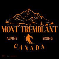 Mont Tremblant Canada Ski Resort Quebec Skiing Souvenir Women's Fleece Hoodie