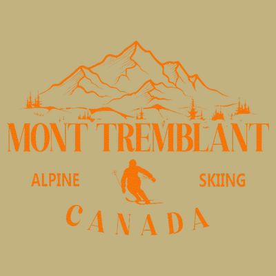 Mont Tremblant Canada Ski Resort Quebec Skiing Souvenir T-Shirt