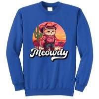 Meowdy Texas Cat Meme Country Music Cowgirl Cute Cat Sweatshirt