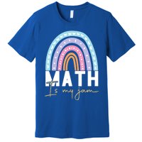 Math Teacher Cute Gift Math Is My Jam Cute Gift Premium T-Shirt