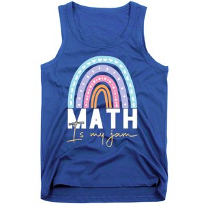 Math Teacher Cute Gift Math Is My Jam Cute Gift Tank Top