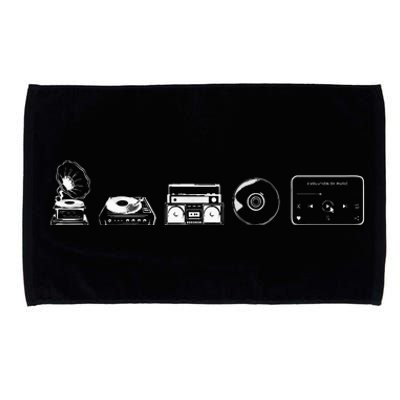 Music Teacher Cool Music Themed Party Evolution Of Music Microfiber Hand Towel