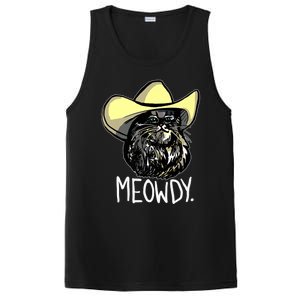 Meowdy Texas Cat Meme PosiCharge Competitor Tank