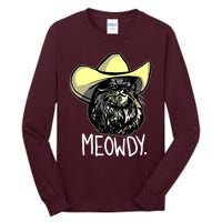 Meowdy Texas Cat Meme Tall Long Sleeve T-Shirt