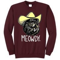 Meowdy Texas Cat Meme Tall Sweatshirt